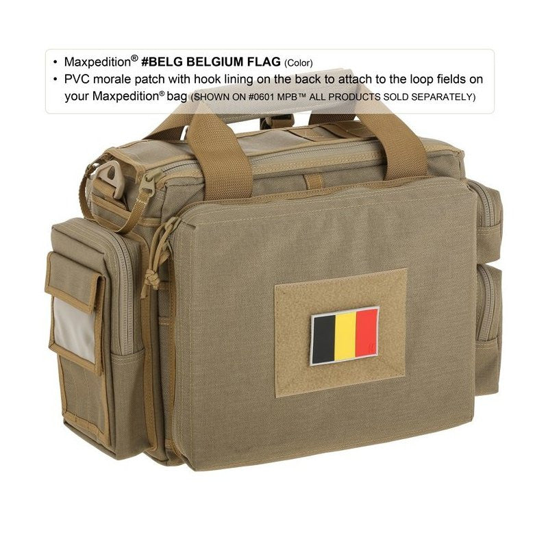 MAXPEDITION BELGIUM FLAG PATCH - FULL COLOR - Hock Gift Shop | Army Online Store in Singapore