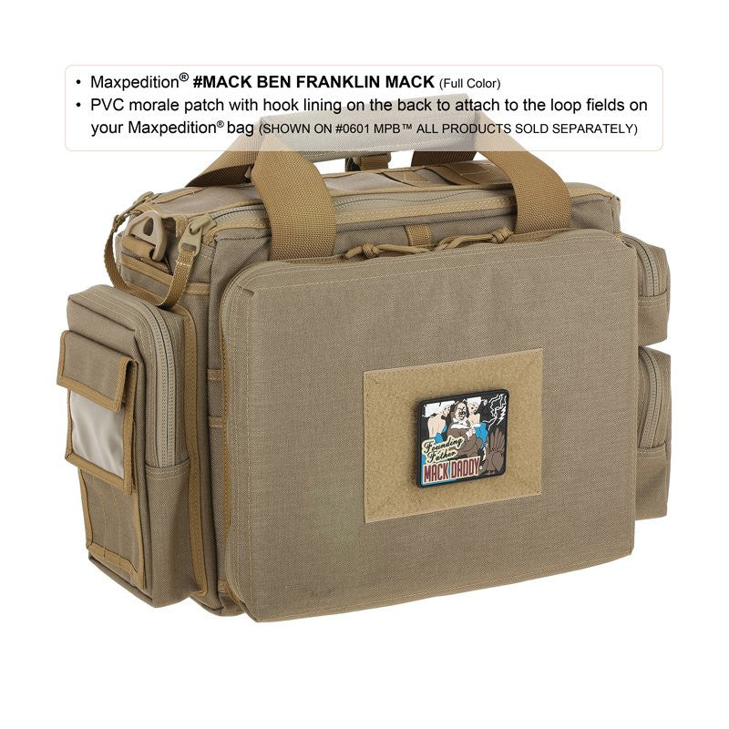 MAXPEDITION BEN FRANKLIN MACK PATCH - FULL COLOR - Hock Gift Shop | Army Online Store in Singapore