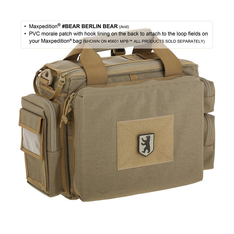 MAXPEDITION BERLIN BEAR PATCH - ARID - Hock Gift Shop | Army Online Store in Singapore