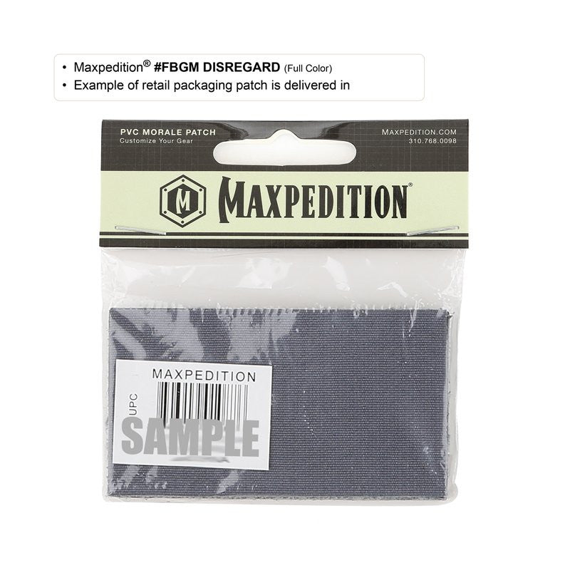 MAXPEDITION DISREGARD PATCH - ARID - Hock Gift Shop | Army Online Store in Singapore