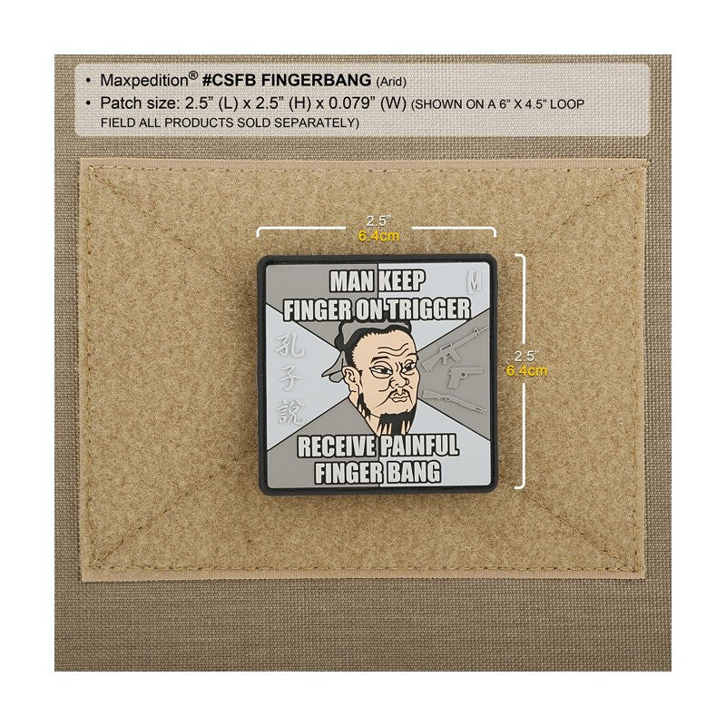 MAXPEDITION FINGER BANG PATCH - FULL COLOR