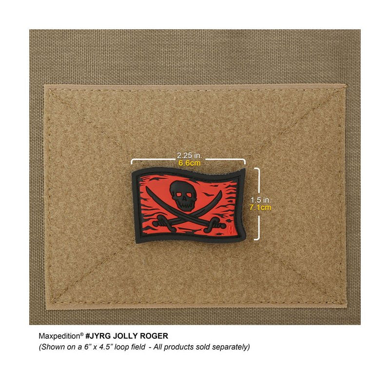 MAXPEDITION JOLLY ROGER PATCH - STEALTH - Hock Gift Shop | Army Online Store in Singapore