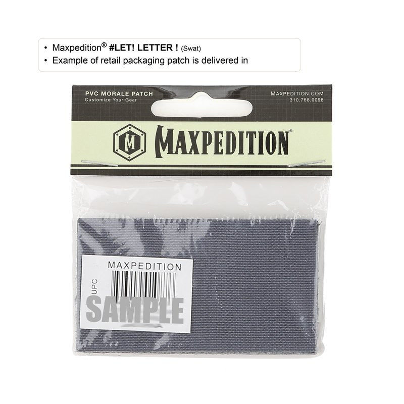 MAXPEDITION LETTER C PATCH - SWAT - Hock Gift Shop | Army Online Store in Singapore