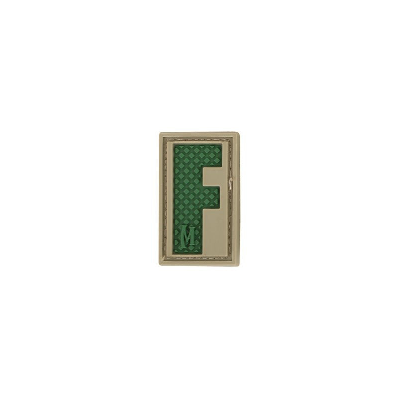 MAXPEDITION LETTER F PATCH - ARID - Hock Gift Shop | Army Online Store in Singapore