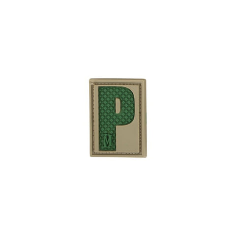 MAXPEDITION LETTER P PATCH - ARID - Hock Gift Shop | Army Online Store in Singapore
