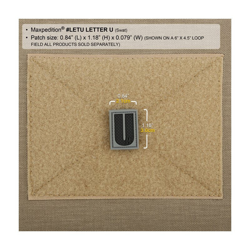 MAXPEDITION LETTER U PATCH - ARID - Hock Gift Shop | Army Online Store in Singapore