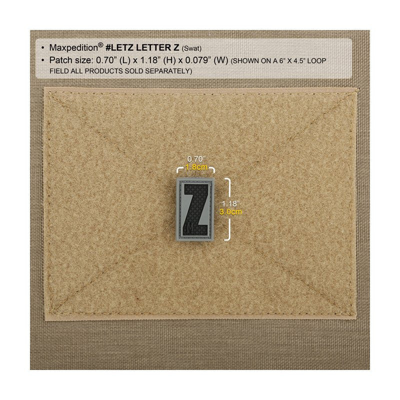 MAXPEDITION LETTER Z PATCH - ARID - Hock Gift Shop | Army Online Store in Singapore
