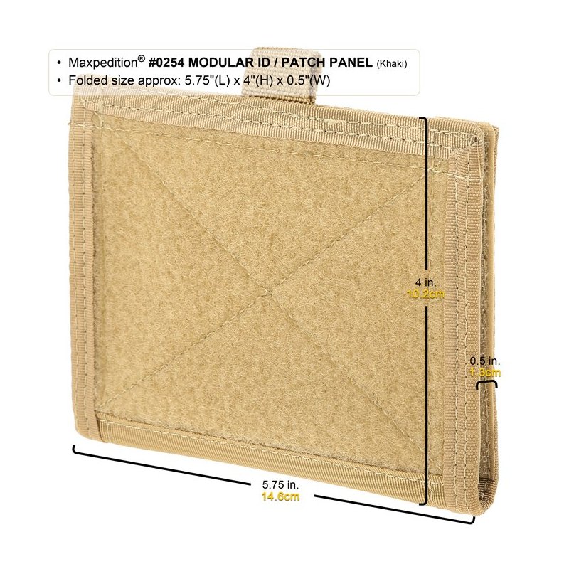 MAXPEDITION MODULAR ID/PATCH PANEL - FOLIAGE GREEN