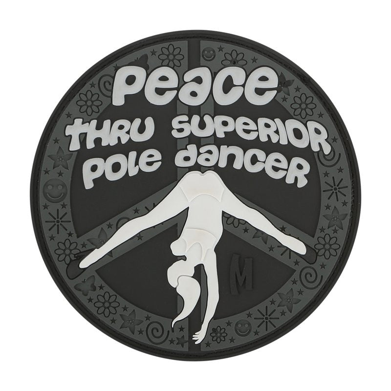 MAXPEDITION PEACE THRU SUPERIOR POLE DANCER PATCH - SWAT