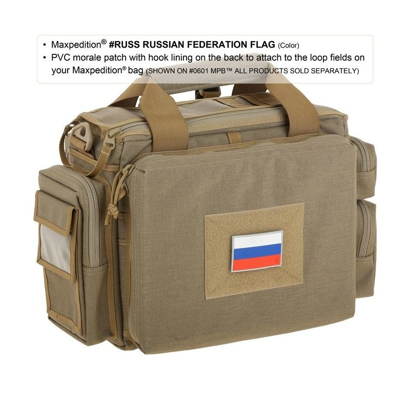 MAXPEDITION RUSSIAN FEDERATION FLAG PATCH - FULL COLOR - Hock Gift Shop | Army Online Store in Singapore