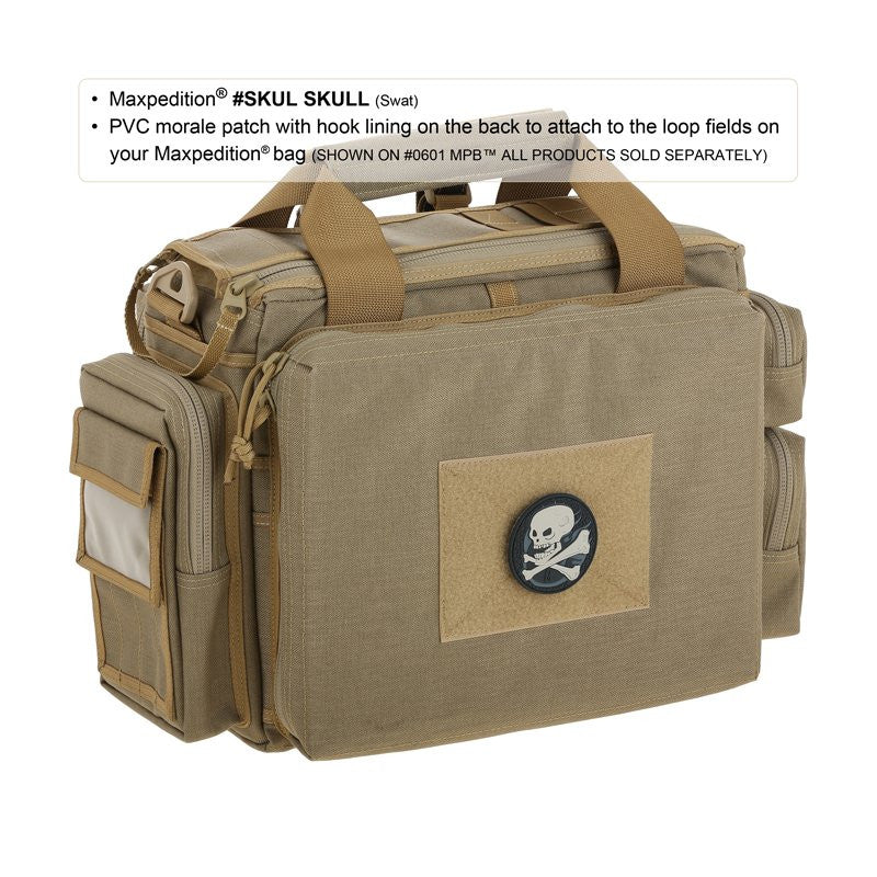 MAXPEDITION SKULL PATCH - SWAT - Hock Gift Shop | Army Online Store in Singapore