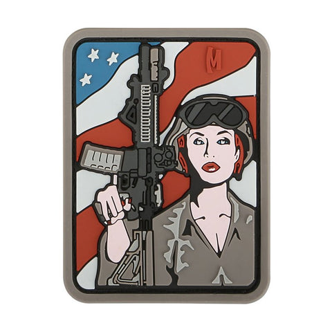 MAXPEDITION SOLDIER GIRL PATCH - ARID - Hock Gift Shop | Army Online Store in Singapore