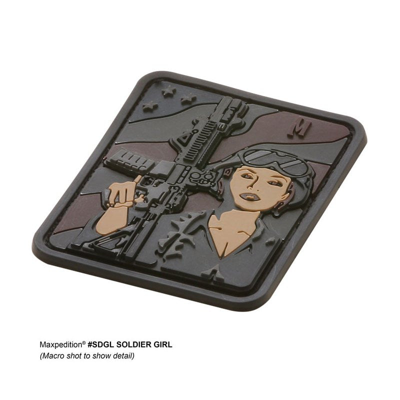 MAXPEDITION SOLDIER GIRL PATCH - ARID - Hock Gift Shop | Army Online Store in Singapore