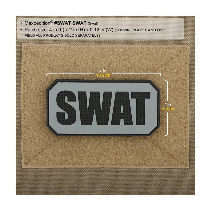 MAXPEDITION SWAT PATCH - SWAT - Hock Gift Shop | Army Online Store in Singapore