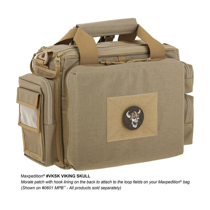 MAXPEDITION VIKING SKULL PATCH - SWAT
