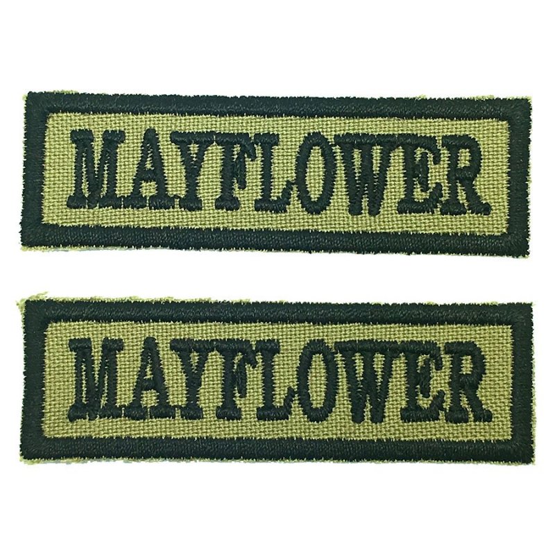MAYFLOWER NCC SCHOOL TAG - 1 PAIR