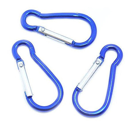 MINI 5CM CARABINER 3PCS - BLUE - Hock Gift Shop | Army Online Store in Singapore