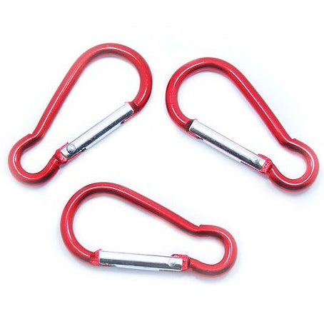 MINI 5CM CARABINER 3PCS - RED - Hock Gift Shop | Army Online Store in Singapore