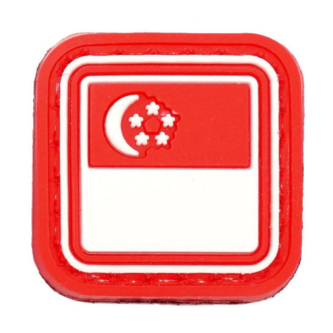 MINI PVC SINGAPORE FLAG - RED - Hock Gift Shop | Army Online Store in Singapore
