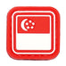MINI PVC SINGAPORE FLAG - RED - Hock Gift Shop | Army Online Store in Singapore