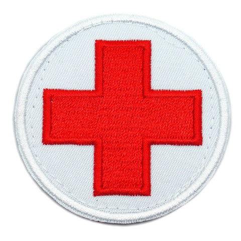 MINI ROUND MEDIC CROSS PATCH - Hock Gift Shop | Army Online Store in Singapore