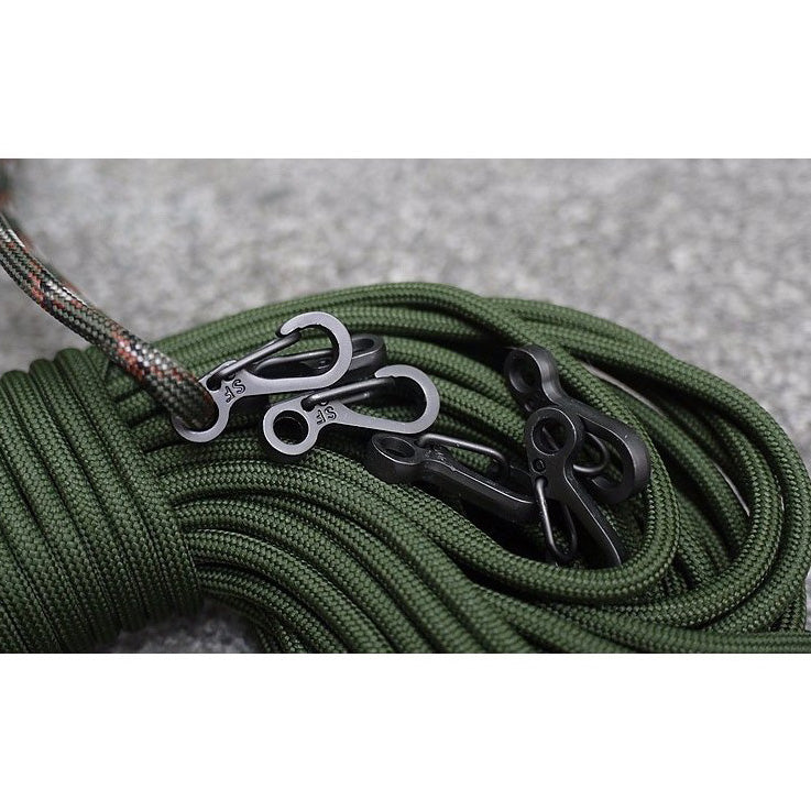 MINI SF PARACORD CARABINERS (2 PIECES - BLACK) - Hock Gift Shop | Army Online Store in Singapore