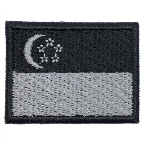SINGAPORE FLAG - BLACK BORDER (MINI) - Hock Gift Shop | Army Online Store in Singapore