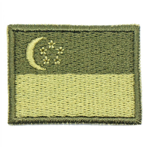 SINGAPORE FLAG - GREEN BORDER (MINI) - Hock Gift Shop | Army Online Store in Singapore