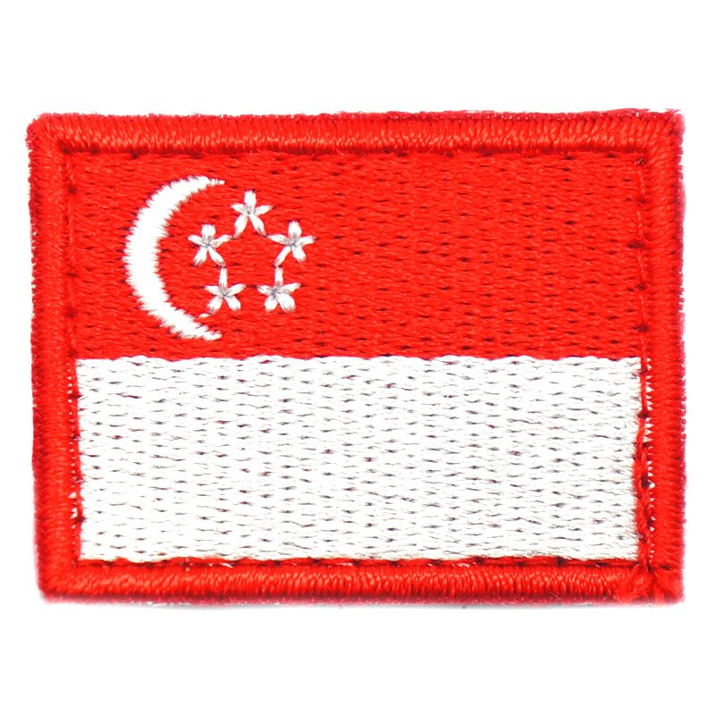 SINGAPORE FLAG - RED BORDER (MINI) - Hock Gift Shop | Army Online Store in Singapore