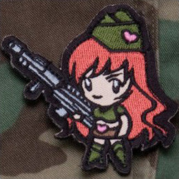 MSM GUN GIRL 1 - HIGH CONTRAST - Hock Gift Shop | Army Online Store in Singapore