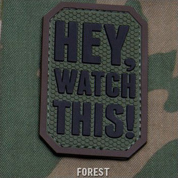MSM HEY WATCH THIS PVC - FOREST - Hock Gift Shop | Army Online Store in Singapore