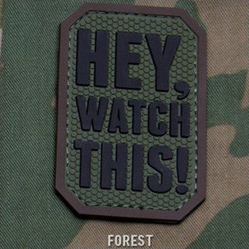 MSM HEY WATCH THIS PVC - FOREST - Hock Gift Shop | Army Online Store in Singapore