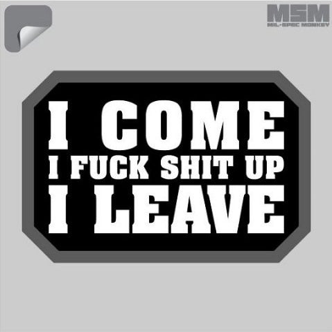 MSM I COME DECAL - 3" X 2" - Hock Gift Shop | Army Online Store in Singapore