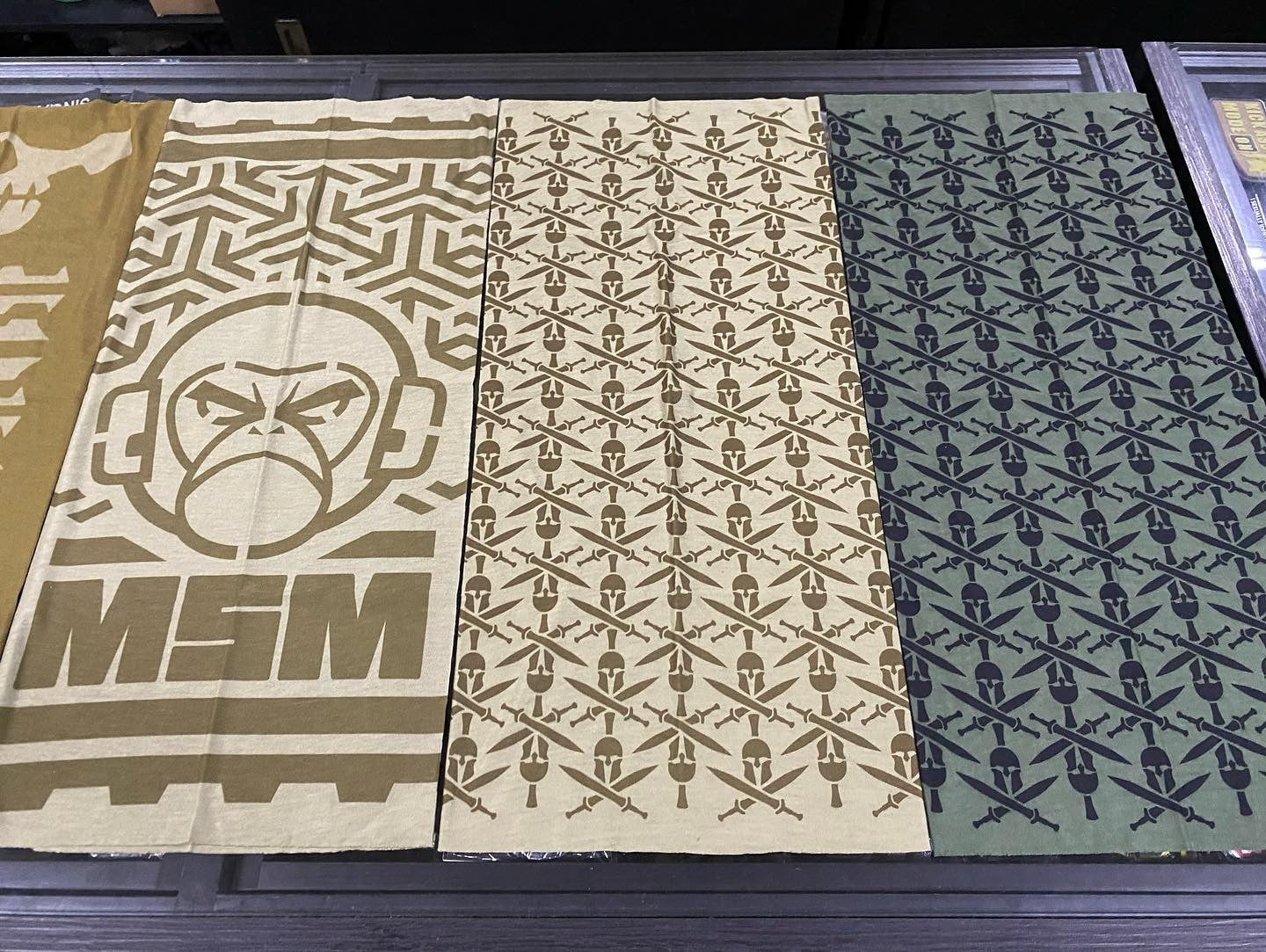 MSM SKULL MASK MULTI-WRAP - DUSTY BROWN