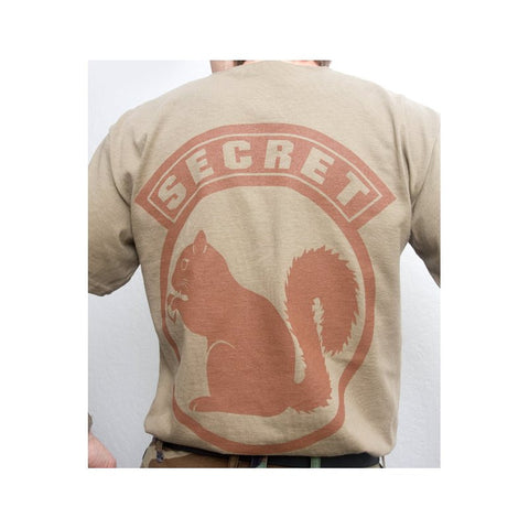 MSM SECRET SQUIRREL T-SHIRT - DUSTY BROWN - Hock Gift Shop | Army Online Store in Singapore