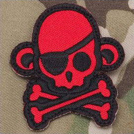 MSM Skullmonkey Pirate - Red/Black - Hock Gift Shop | Army Online Store in Singapore