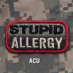 MSM STUPID ALLERGY - ACU - Hock Gift Shop | Army Online Store in Singapore