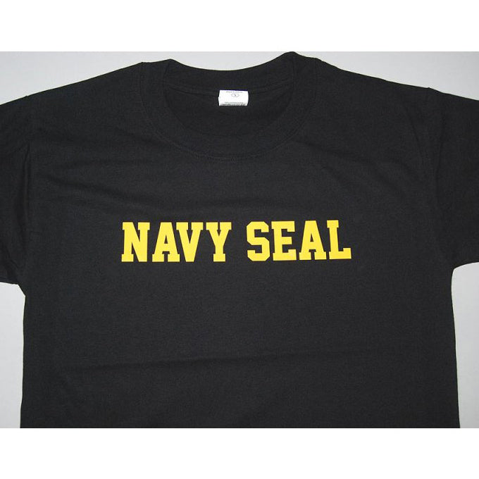 HGS T-SHIRT - NAVY SEAL (YELLOW PRINT) - Hock Gift Shop | Army Online Store in Singapore