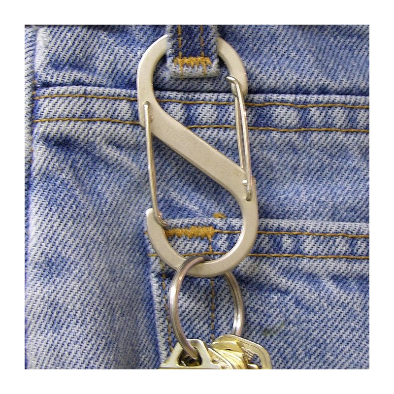 NITEIZE STEEL S-BINER SIZE 2 - SILVER