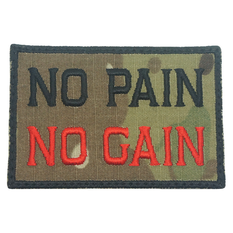 NO PAIN NO GAIN PATCH - MULTICAM