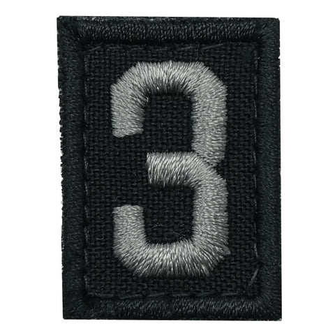 HGS NUMBER 3 PATCH - BLACK FOLIAGE