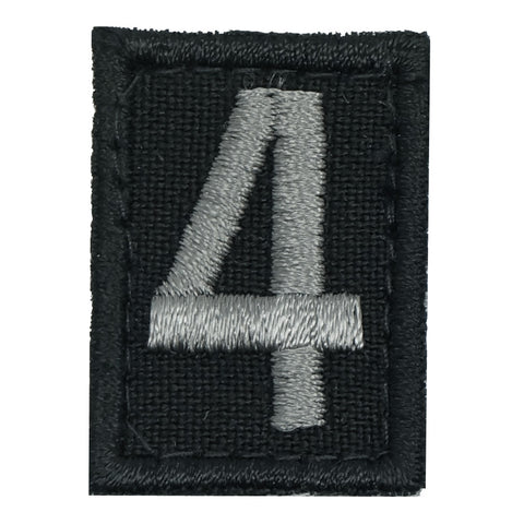 HGS NUMBER 4 PATCH - BLACK FOLIAGE