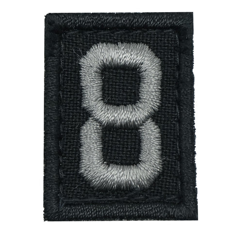 HGS NUMBER 8 PATCH - BLACK FOLIAGE