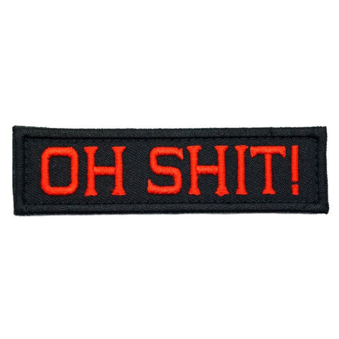 OH SHIT PATCH - BLACK