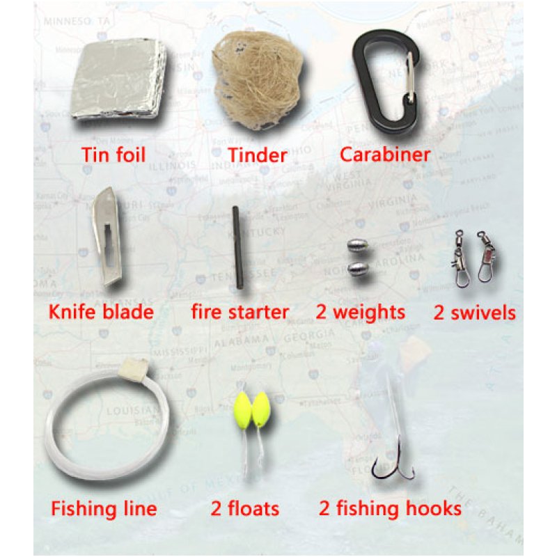 PARACORD SURVIVAL KIT - OD - Hock Gift Shop | Army Online Store in Singapore