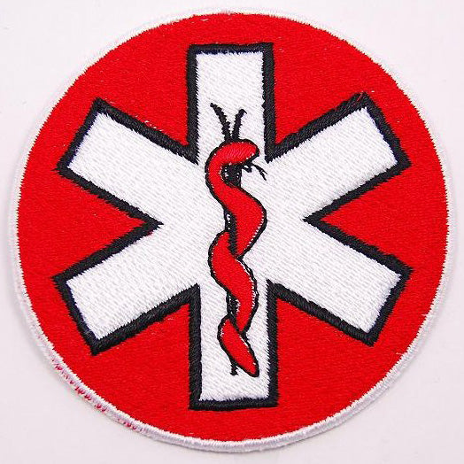 PARAMEDIC SNAKE WING PATCH - RED - Hock Gift Shop | Army Online Store in Singapore