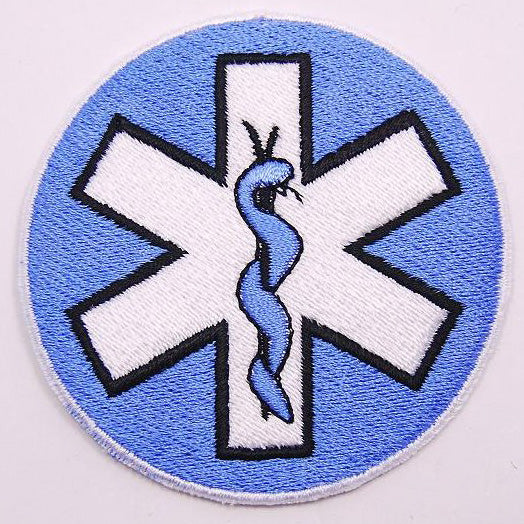 PARAMEDIC SNAKE WING PATCH - BLUE - Hock Gift Shop | Army Online Store in Singapore