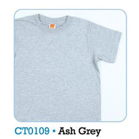 HGS PLAIN T-SHIRT - ASH GREY - Hock Gift Shop | Army Online Store in Singapore