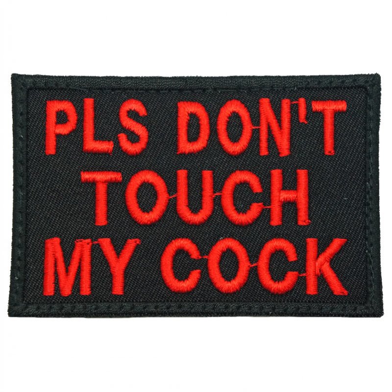 PLS DON'T TOUCH MY COCK - BLACK - Hock Gift Shop | Army Online Store in Singapore