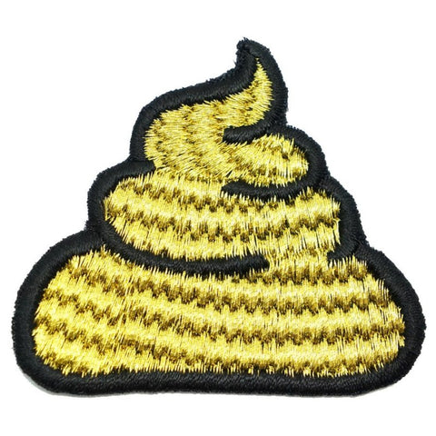 POO PATCH - METALLIC GOLD - Hock Gift Shop | Army Online Store in Singapore